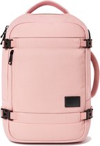 CabinMax Svalbard Reistas - Rugzak 24L - Weekendtas - Handbagage - 40x30x20cm - Roze - Perfect for WIZZAIR Handbagage