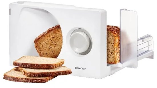 SILVERCREST® KITCHEN TOOLS Snijmachine - Vermogen: 100 W - Materiaal: Kunststof, RVS - Snijbreedte: max. 17 mm - Voor moeiteloos snijden - Veiligheidsschakelaar - Instelbare snijbreedte — afbeelding 3