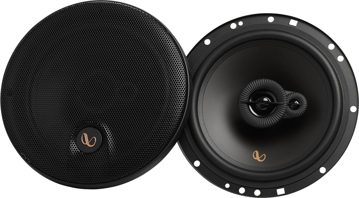 Infinity Alpha 603M - autospeaker - 16 cm - 3-weg Coaxiaal- 480 Watt - Zwart