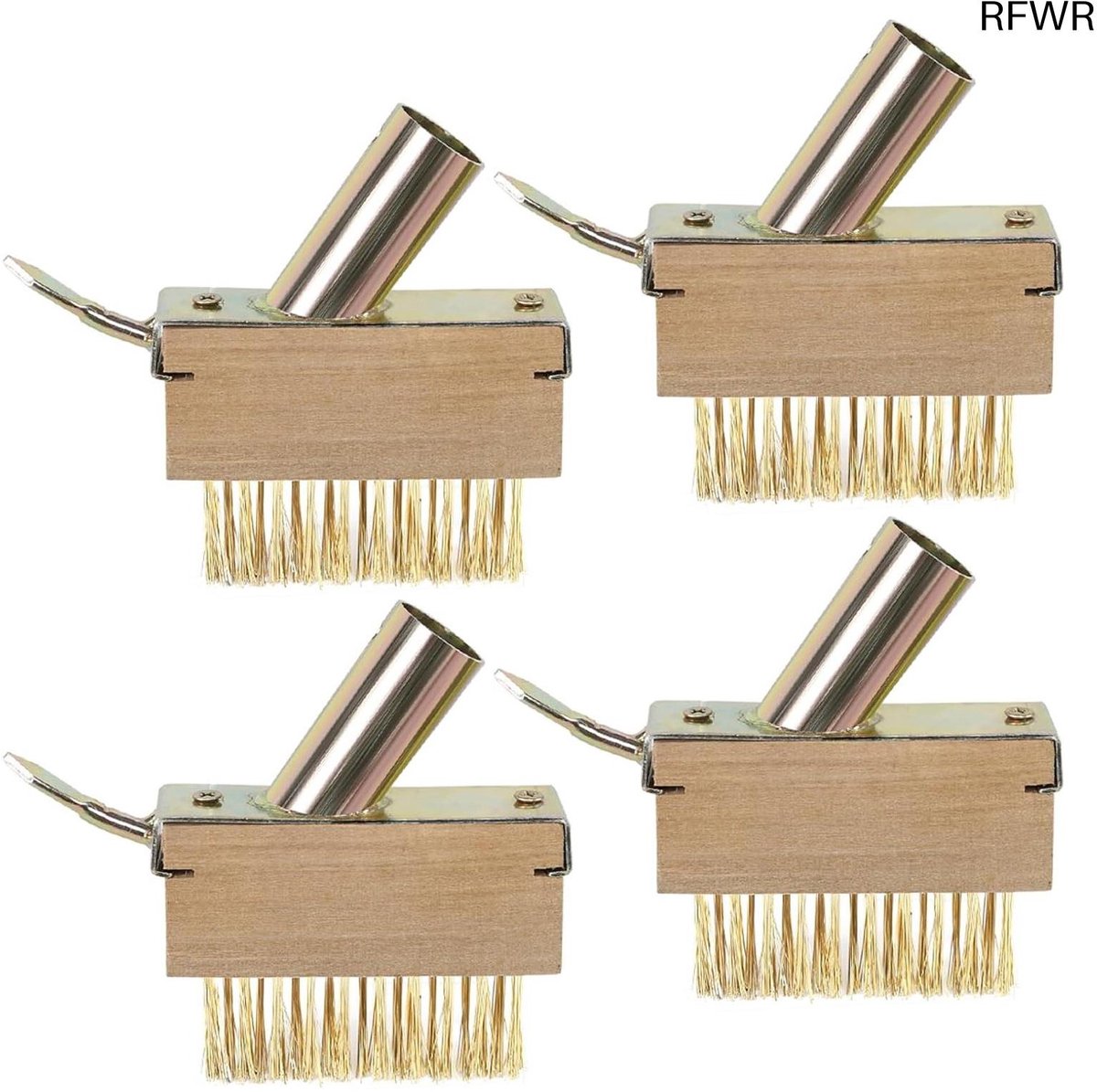 RFWR® Onkruidvoegenborstels Set van 4 – Duurzame Tuinreinigers voor Voeg- en Mosverwijdering