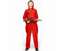 Salopette Casa de papel avec masque - adultes taille XS/ S