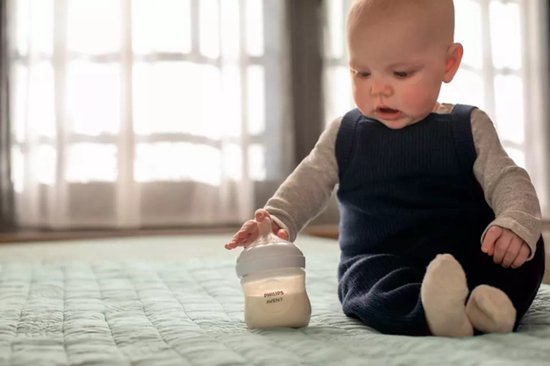 Philips Avent Natural Response babyfles 125ml – Flow 2 - 2 flessen - Newborn - SCY900/02