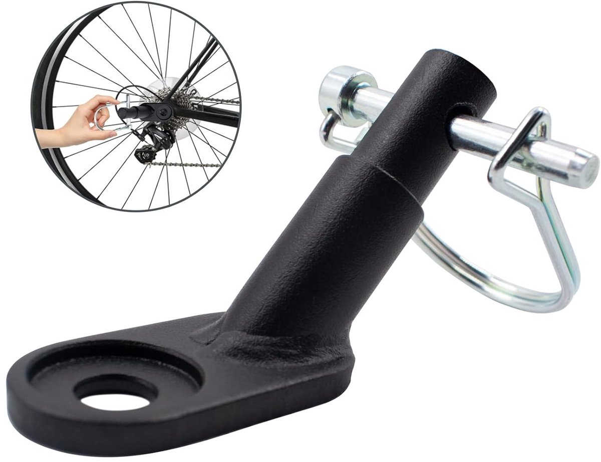 Fiets Accessoire Koppeling - Geschikt voor Fietskarren - 1 stuk - Zwart