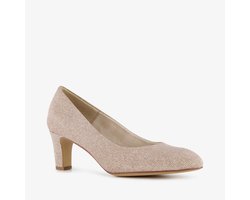 Tamaris dames pumps met glitters champagne - Beige