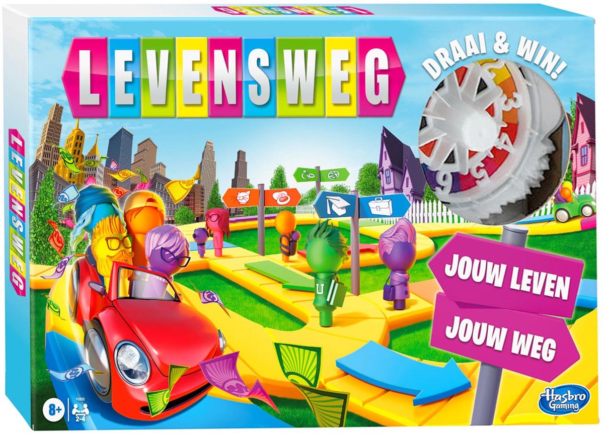 Levensweg - Familiebordspel voor 2 tot 4 spelers - Indoorspel voor kinderen vanaf 8 jaar - Staafjes in 6 kleuren — afbeelding 17