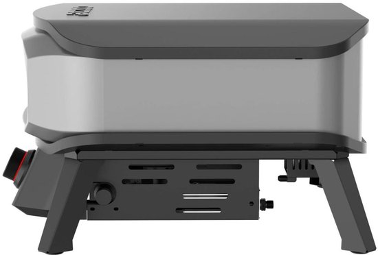 Cozze® 13" Premium Rotate pizza oven gas 30 mbar - 6,0 kW roestvrijstalen U-brander, automatische ontsteking, LED-bediening en thermometer - met pizzasteen Ø 34,5 cm - snelle pizza’s in 2 minuten - duurzaam buiten koken — afbeelding 3