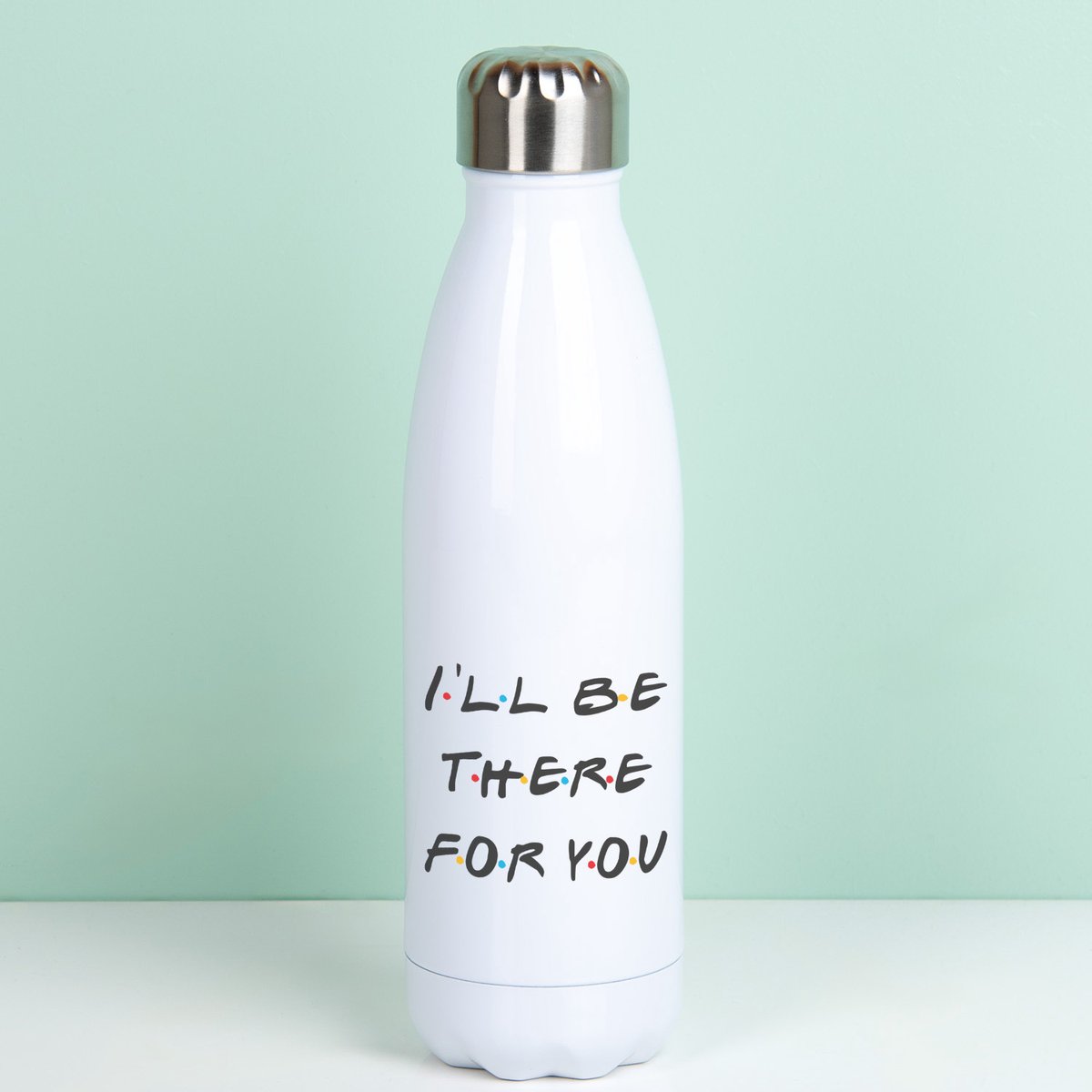 Ditverzinjeniet.nl Thermosfles Friends I’ll Be There For You - Wit