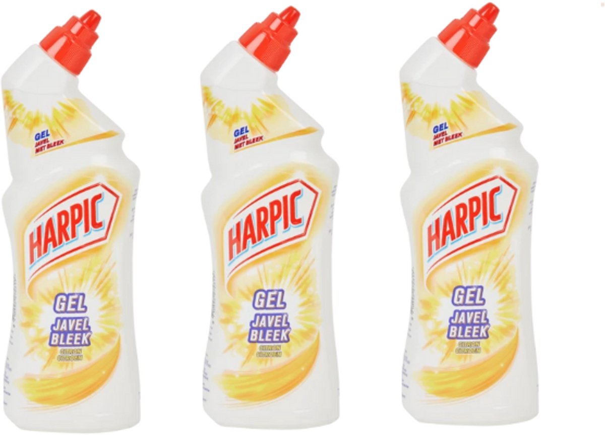 Harpic bleekgel Citroen & Pompelmoes 750 ml x3