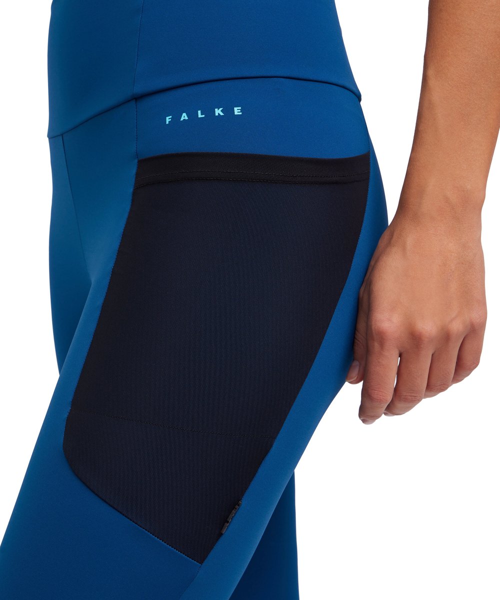FALKE Trekking Tights vochtregulerend functioneel broek dames Blauw