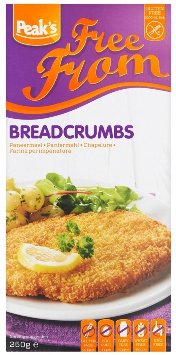 Goedkoopste Peaks Free From Paneermeel 250GR