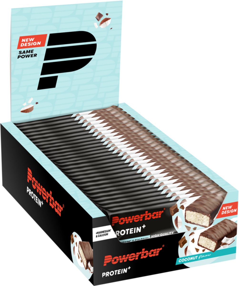 Goedkoopste Powerbar eiwitreep | Protein Bar Calcium & Magnesium | Coconut - 30x35g