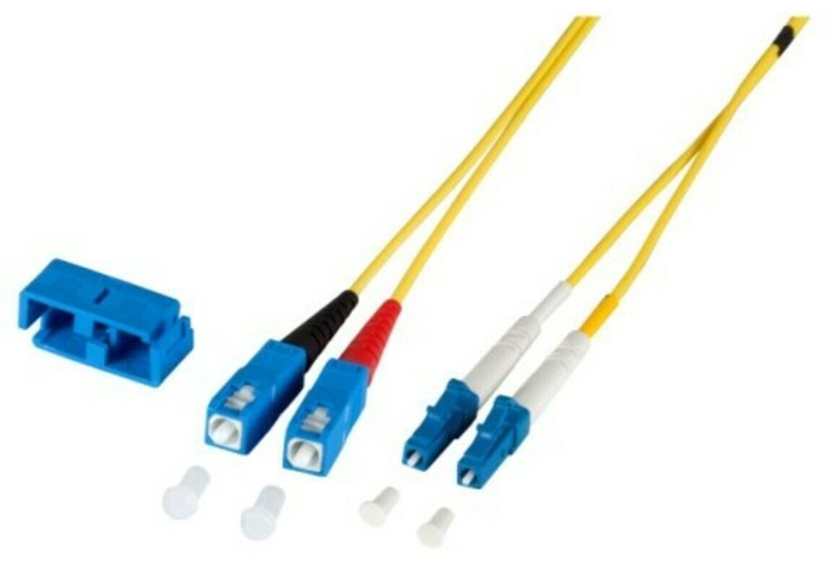 Danicom OS2 duplex glasvezel kabel LC-SC 7,50m