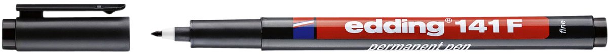 Viltstift edding 141 rond 0.6mm zwart | 10 stuks