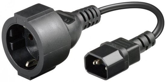 Danicom Câble d'alimentation fiche AC vers C14 0- adaptateur