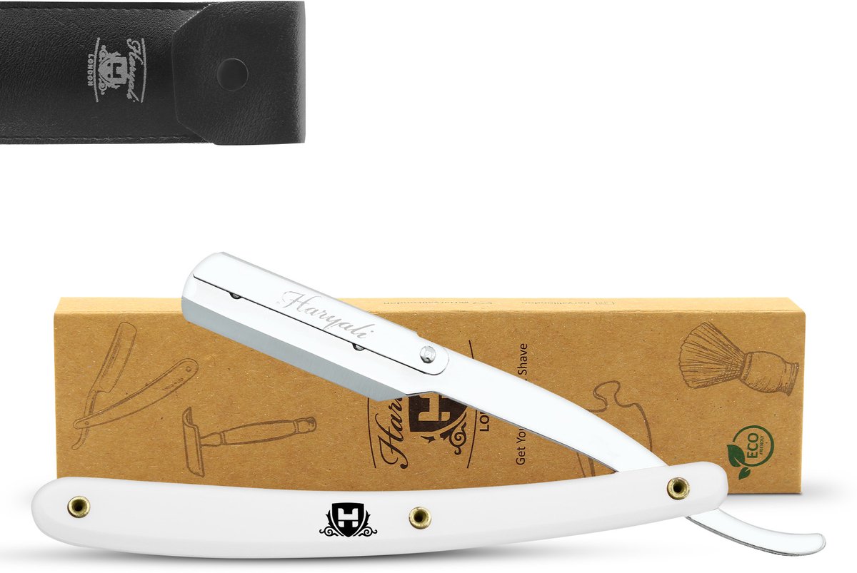 Haryali London Cut Throat Shaving Razor voor mannen klassiek scheermes voor scheren voor salon en thuis Rasoirs Rasoi + 10 mesjes