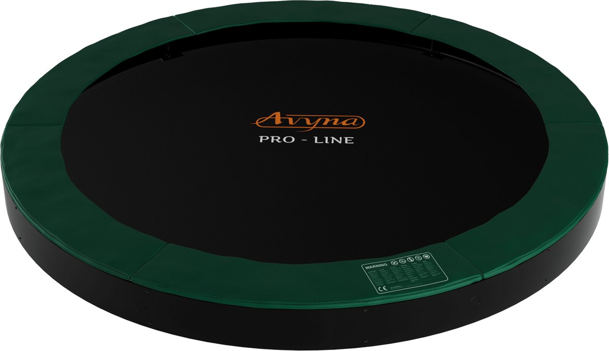 Avyna Pro-Line FlatLevel trampoline 08 ø245 cm - Groen