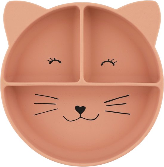 Trixie Plaque d'aspiration divisée en silicone - Mrs. Cat