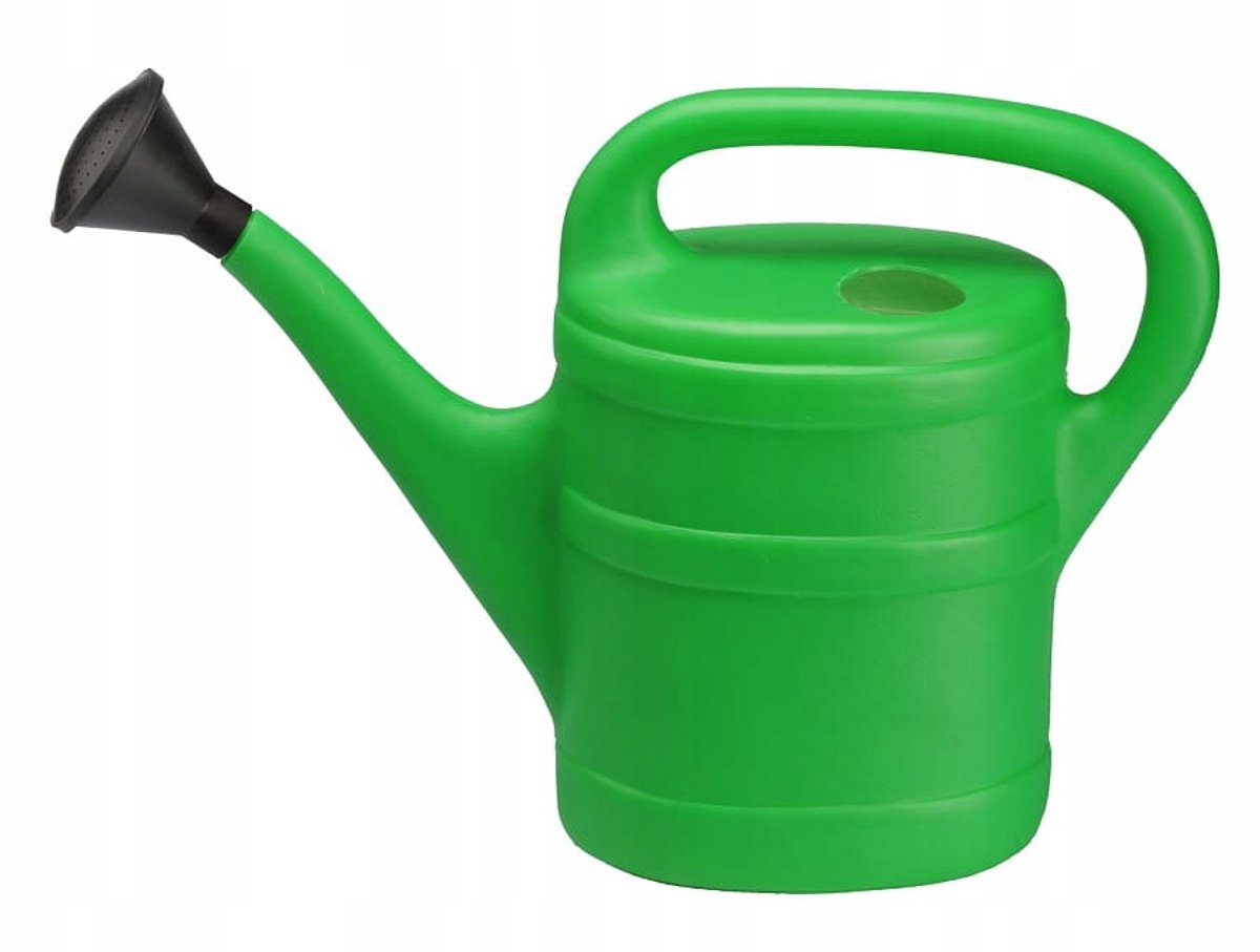 Verdenia Serie - Kunststof Gieter - 5L - Groene Kleur - Praktisch Met Zeefje