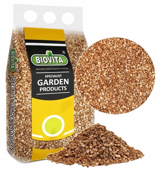 Biovita - Vermiculiet - 5 Liter - Fractie 1-5 mm - Bodemverbeteraar - Voor Stekken &...