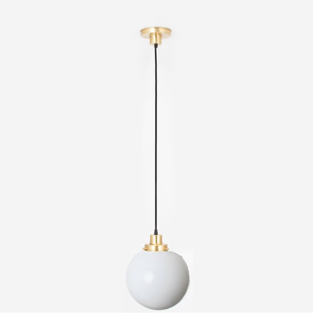 Hanglamp aan snoer Bol 25 20's Messing - Art Deco Trade