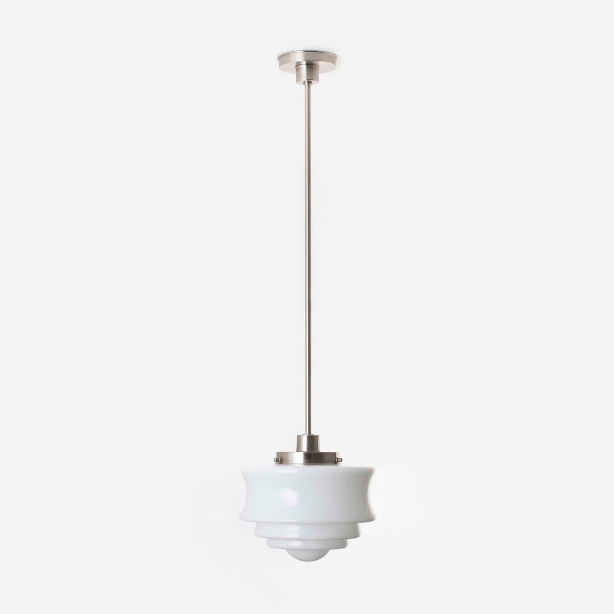 Coloured by Art Hanglamp Nordic 20's Matnikkel - Art Deco Trade