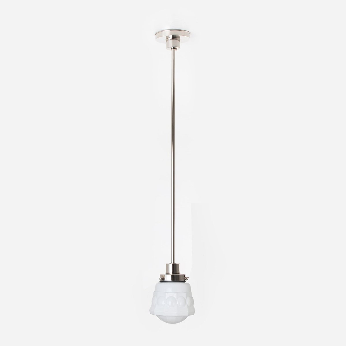 Coloured by Art Hanglamp Weimar 20's Nikkel - Art Deco Trade