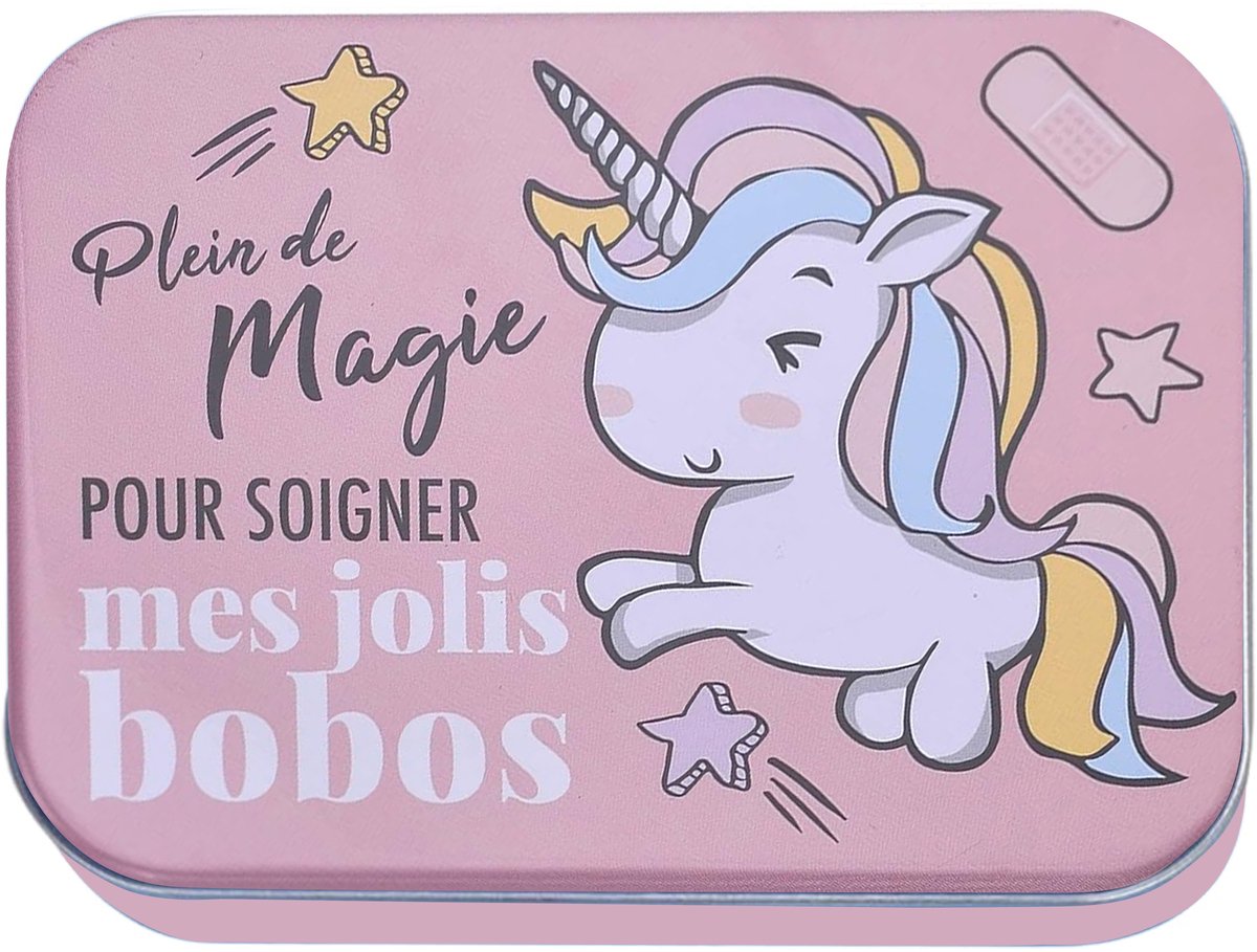 Goedkoopste Unicorn Kinderpleisters In Bewaarblik - 24 Stuks