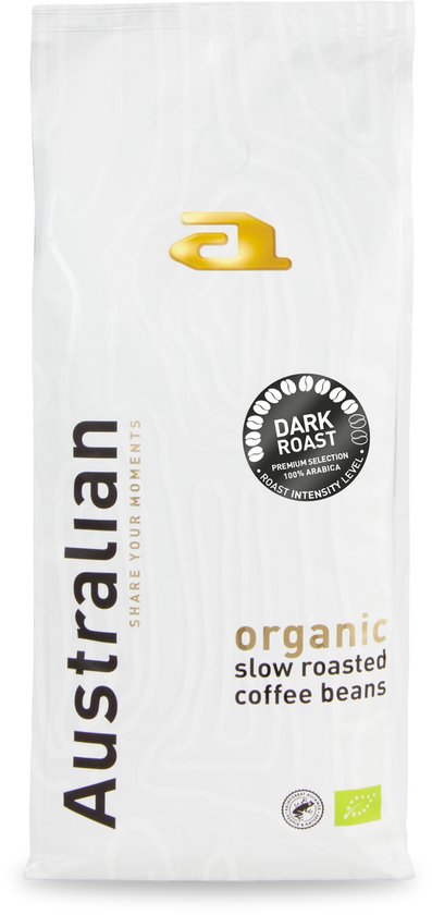 Australian Dark Roast koffiebonen (1000g) - BIO/RFA