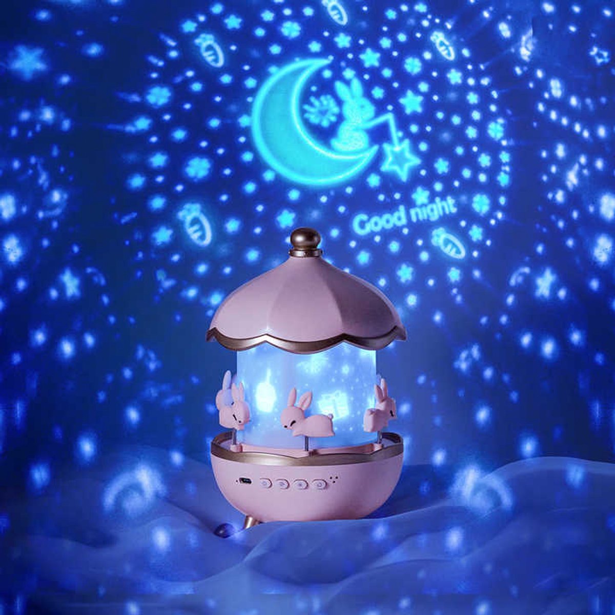 BOECKIE Droomlamp - Sterrenprojector lamp Kinderkamer - RGB Nachtlampje met Sterrenhemel Projector – foto 8