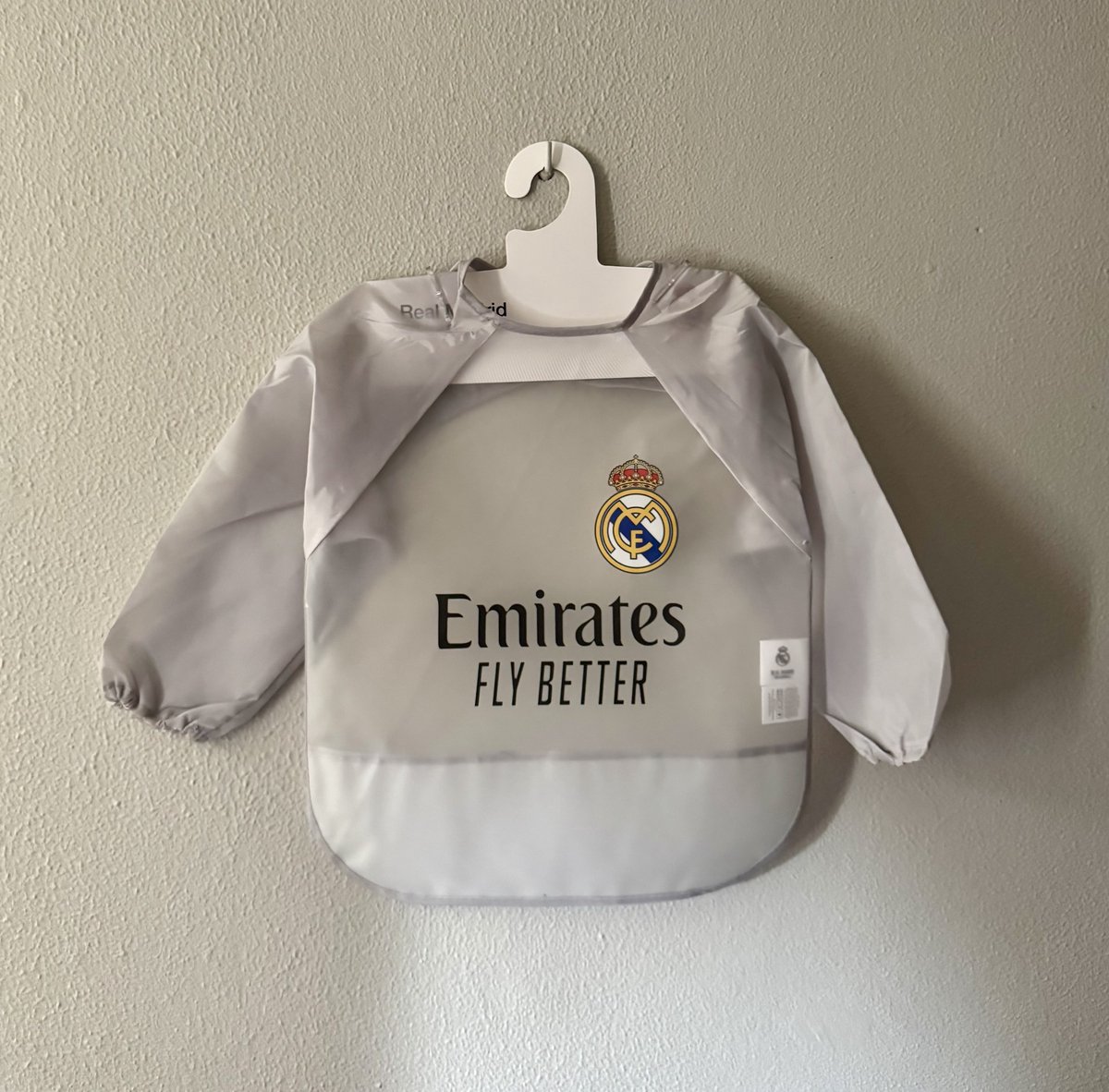 REAL MADRID™ - slab met lange mouwen - bib long sleeves grey grijs