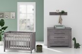 Born Lucky ® Babykamer Nevada - Babybed & Commode - Verstelbare bodem