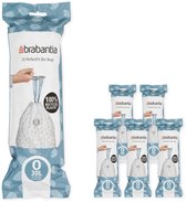 Bol.com Brabantia PerfectFit Vuilniszakken - 30 l - Code O - 6 rollen x 20 stuks aanbieding