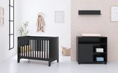 Cabino Complete Babykamer Zoë 2-Delig Babybed & Commode - Zwart