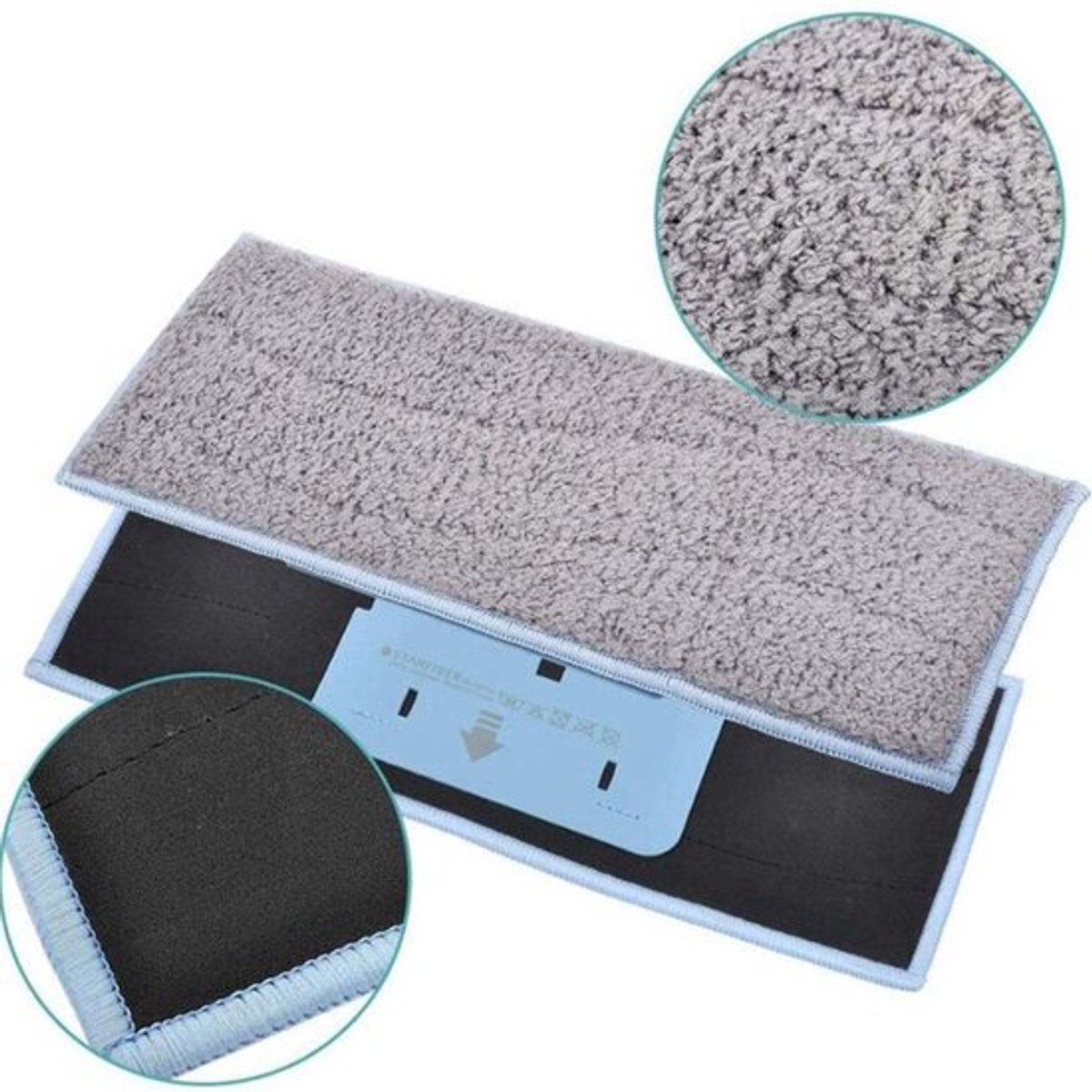 Dweil pads geschikt voor iRobot Braava Jet M6 voor nat dweilen M6134 Luxe Dweilpads Dweilrobot - 6x Microfiber Microvezel Dweil Doekjes Pads Set - Dweildoeken Nat Dweilen – foto 2
