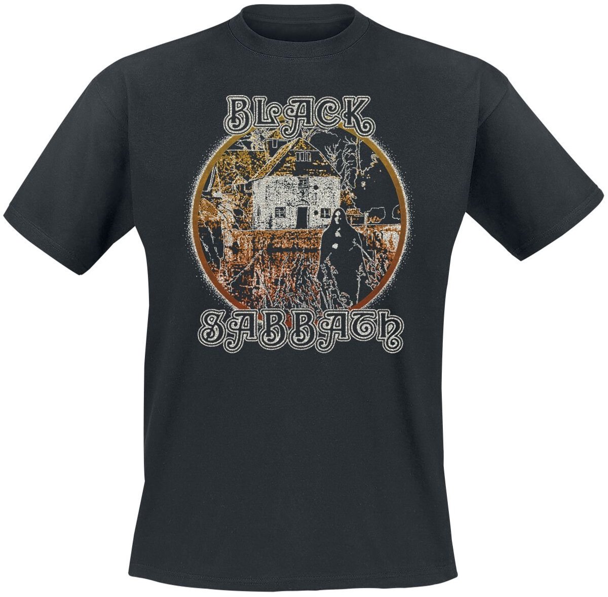 Black Sabbath Self Titled Circle Heren T-shirt - zwart - L