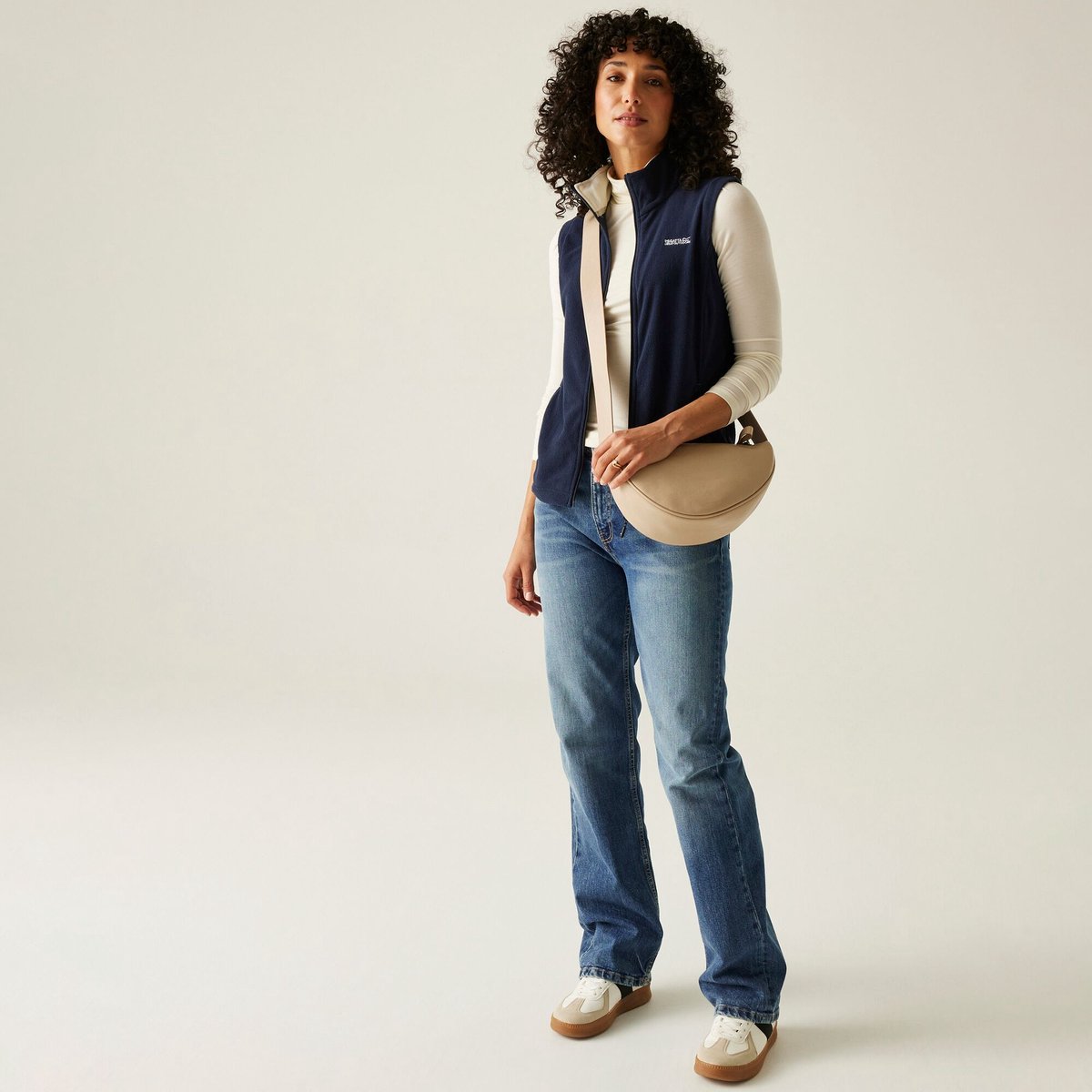 Bodywarmer Hiking Dames Waterdicht Ademend Lichtgewicht — afbeelding 10