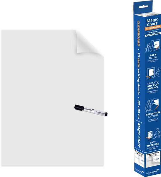 Legamaster Magic-Chart clearboard folie 60x80cm