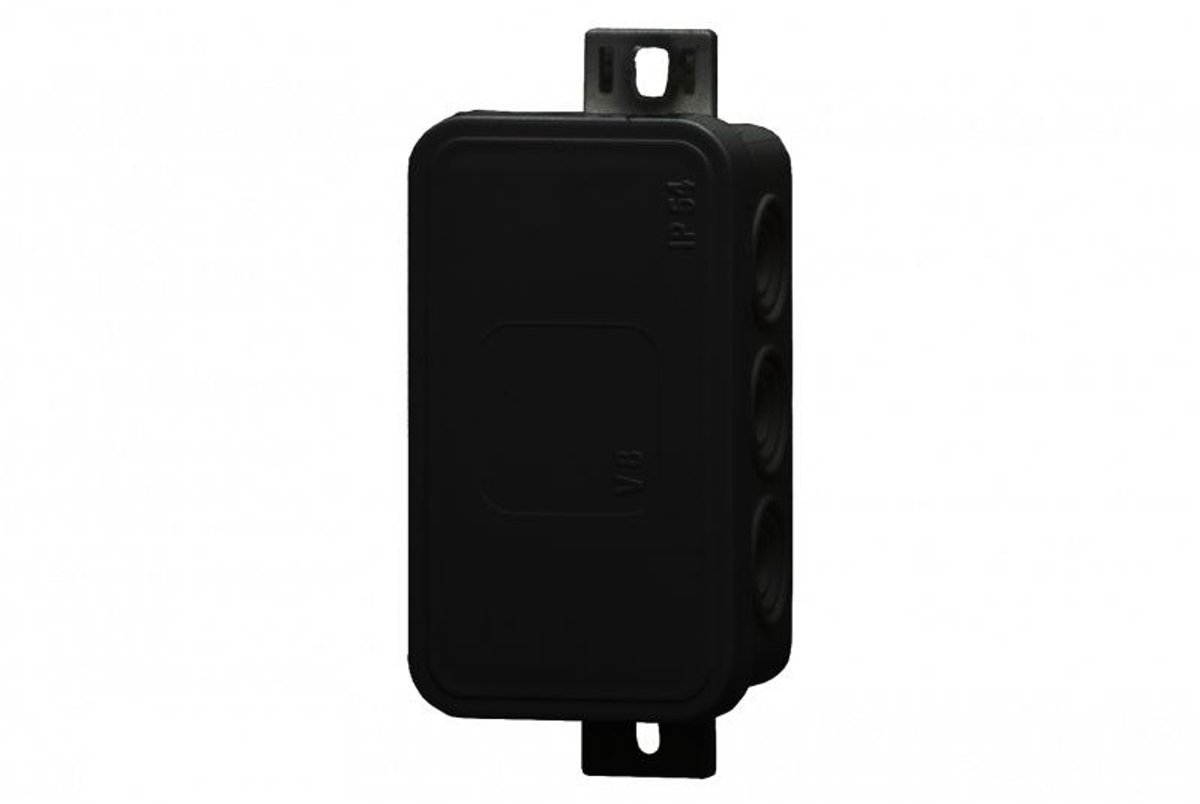 F-ELEKTRO - Hermetische Doos V8 - IP54 - 80x45x41mm - Zwart - Kliksluiting