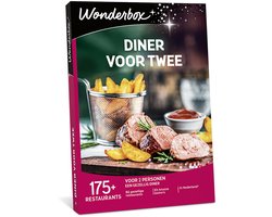Wonderbox cadeaubon Diner voor twee