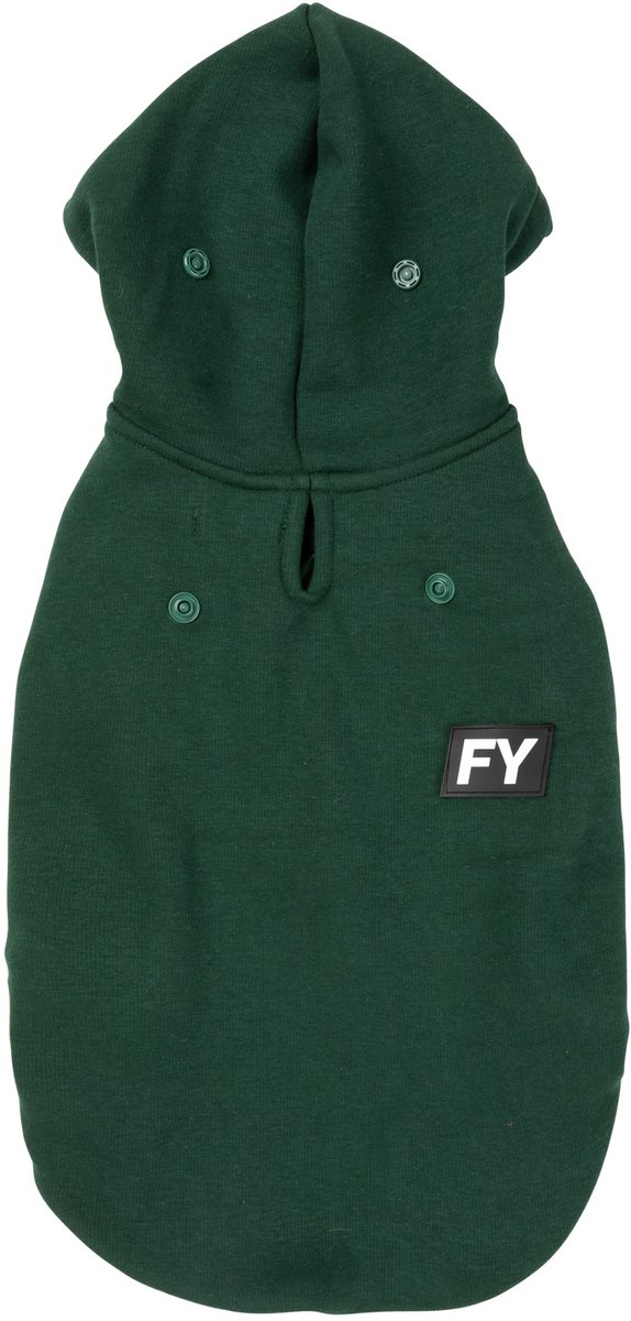 Fuzzyard Honden Hoodie Flash - Hondenkleding - Groen Size 6