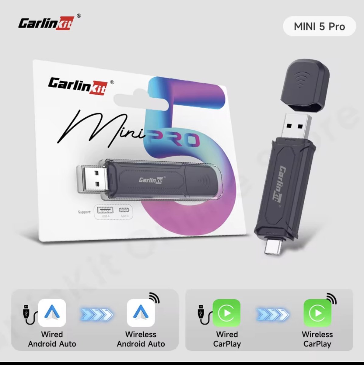 Wireless Carplay – Carplay Dongle – Carlinkit – Carplay Draadloos – Carplay Adapter – Draadloze Auto