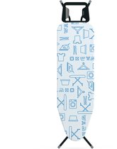 Widex Strijkplank 110 x 34 cm – Inklapbaar - Anti-slip - Geschikt voor Stoomstrijkijzers - Strijktafel - Strijken - Kinderbeveiliging en in hoogte verstelbaar
