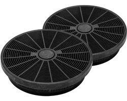 Multaparts® koolstof filter afzuigkap ø 15 x 3.4 cm - set a 2 stuks - | Filtercassette met actief kool om geurtjes tegen te gaan | Past in veel merken | Alternatief voor type 145, ACC919, REC10, 88013627, 723390