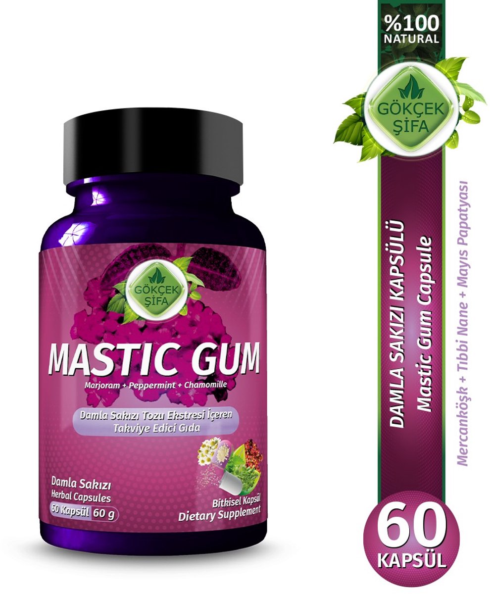 Goedkoopste Mastic Gum - Matiek Gom Extract Capsules - 60 Capsules - Voor Spijsverteringsproblemen, Helicobacter Pylori, Gastritis, Zweren, Reflux - 1 CAPSULE 1000 MG EXTRACT - 60.000 mg Kruidenextract - Geen Toevoegingen - Beste Kwaliteit