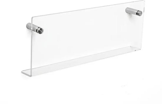 Étagère murale en plexiglas – 40 cm | Kit de montage inclus | Fabriqué aux Pays-Bas