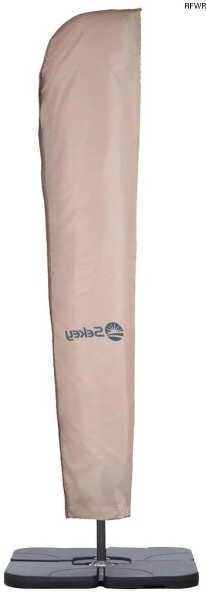 RFWR Beschermhoes voor zweefparasol - UV-bestendige afdekhoes van 100% polyester taupe