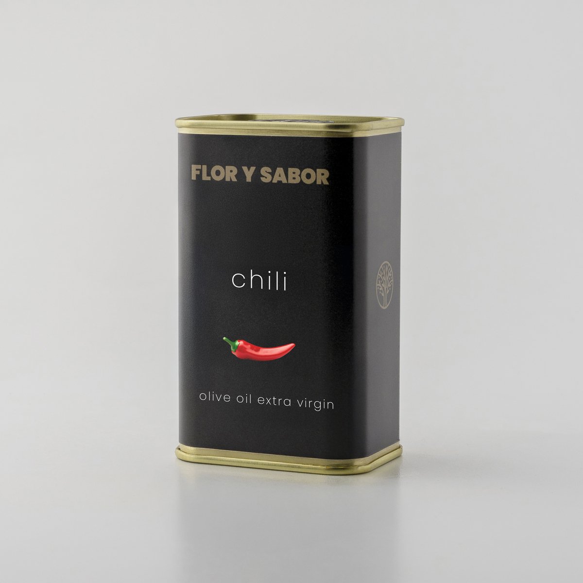 Flor y Sabor extra virgin olijfolie 'chili' - 250ml blik