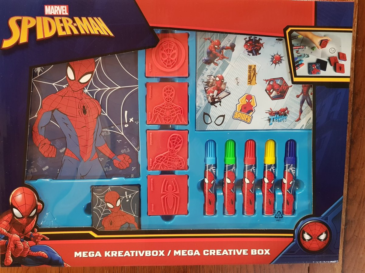 Spiderman Mega Stempel Set