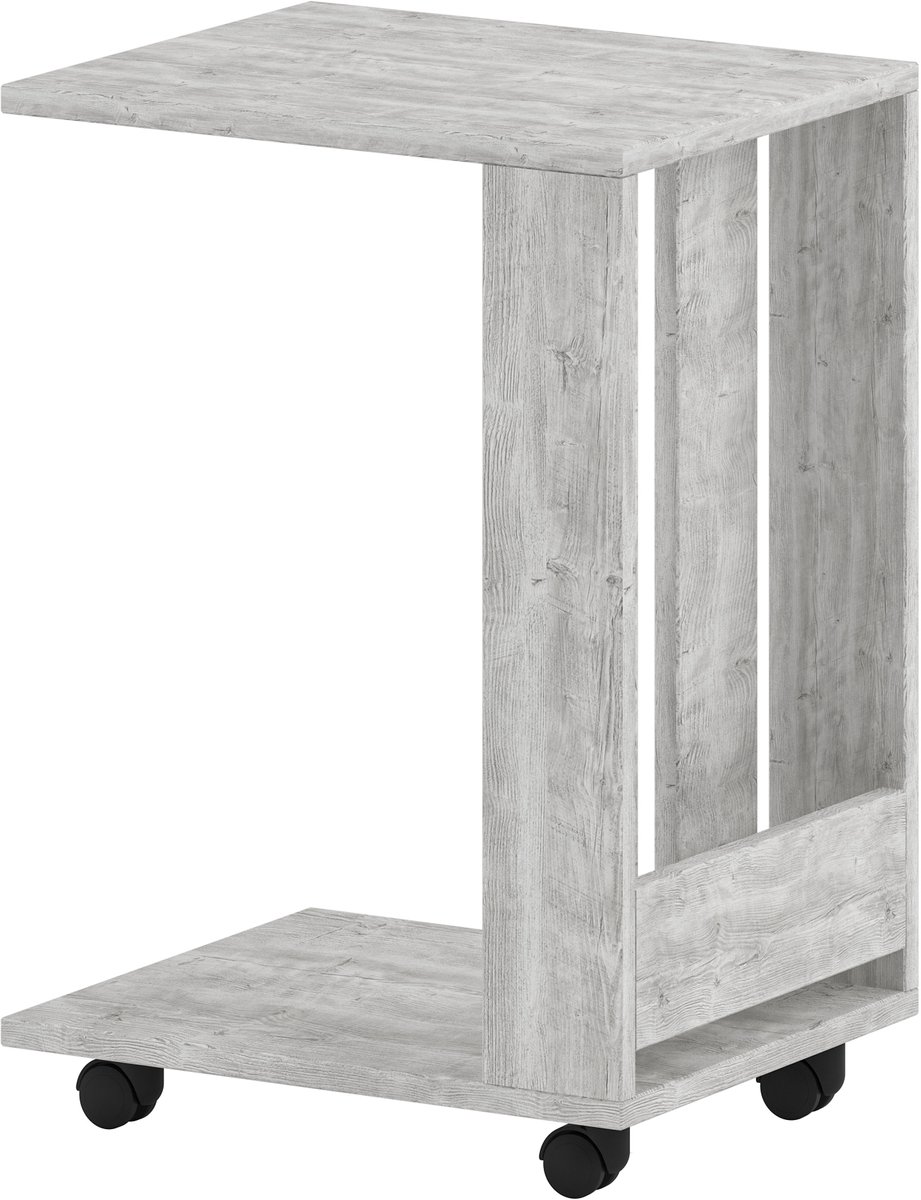 Hocus Picus Bijzettafel - Antiek Wit - 37x60 cm