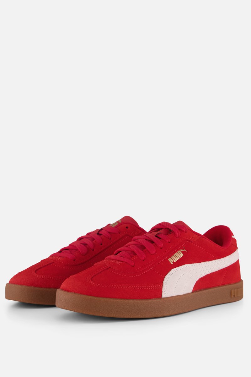 Puma Club II Era Sneakers Suede Rood